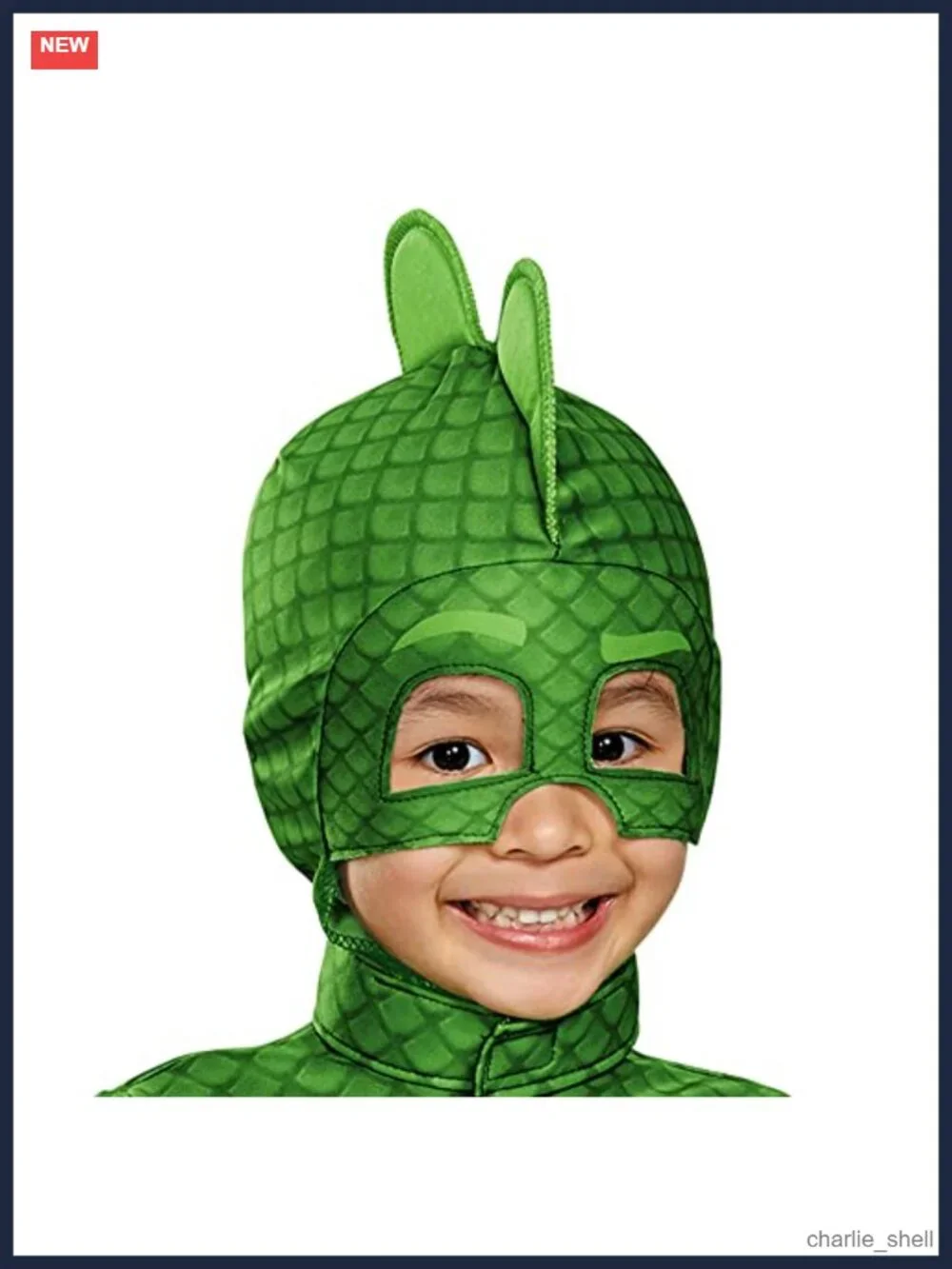 Kids Gekko Costume Jumpsuit with Headpiece & Detachable Tail Pretend Play
